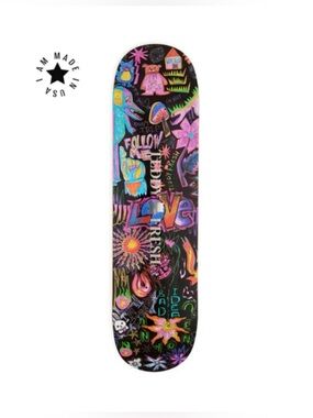 Teddy Fresh by Hila Klein Skate Deck